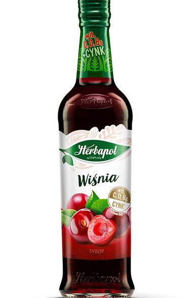 Syrop wiśniowy Herbapol 420ml