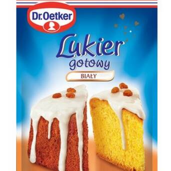 Lukier gotowy biały Dr Oetker 100g 3 szt.