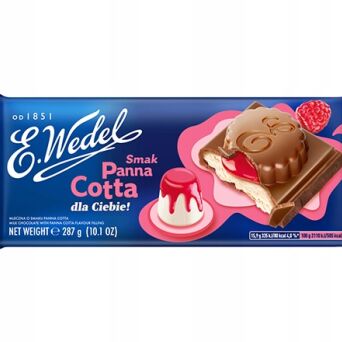 Czekolada mleczna o smaku panna cotta E.Wedel 287g