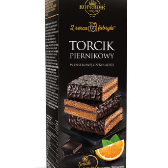 Torcik premium piernikowy smak pomarańczowy Kopernik 180g