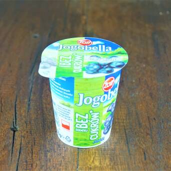 Jogurt bez cukrów jagoda Jogobella 150g 3 szt.