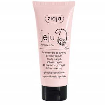 Ziaja jeju mydło do twarzy, przeciw sebum, głęboko oczyszczające 75 ml