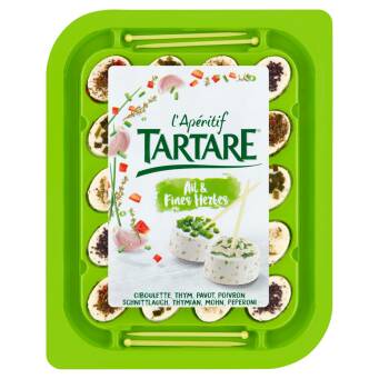 Tartare l'Apéritif Koreczki twarogowe z ziołami i czosnkiem 100g 3 szt.