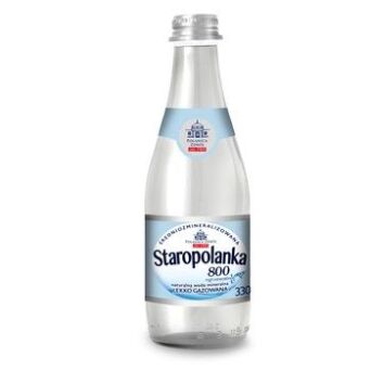 Staropolanka 800 w szkłe woda lekko gazowana 330ml