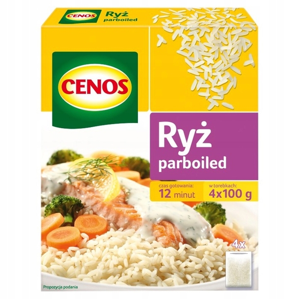 Ryż parboiled Cenos 4x100g