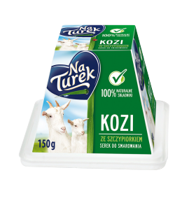 Kozi ze szczypiorkiem serek do smarowania Naturek 150g