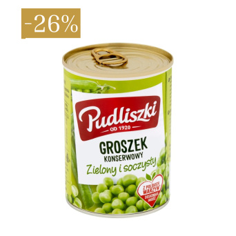 Groszek konserwowy Pudliszki 400g