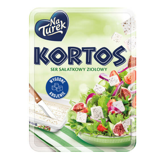 Kortos ser sałatkowy ziołowy Naturek 160g 3 szt.