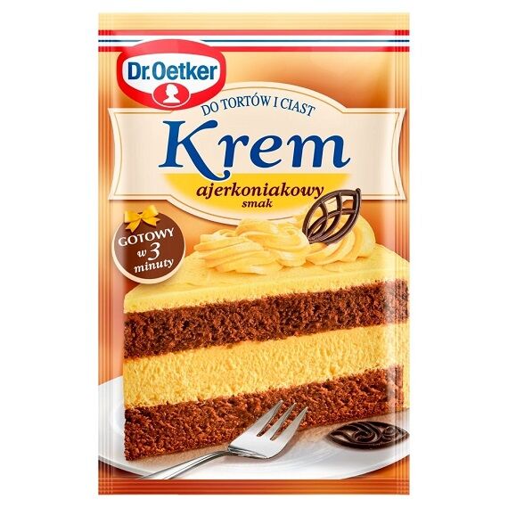 Krem do tortów i ciast ajerkoniakowy Dr Oetker 120g 3 szt.