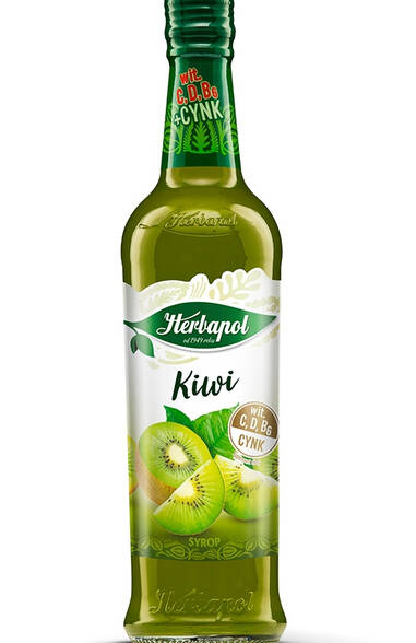 Syrop o smaku kiwi Herbapol 420ml