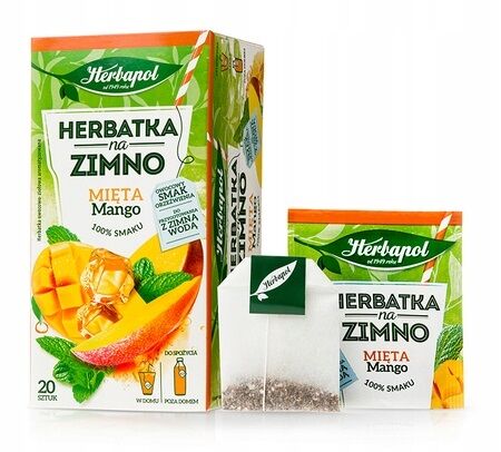 Herbatka na zimno mięta mango Herbapol 36g (20x1,8g)