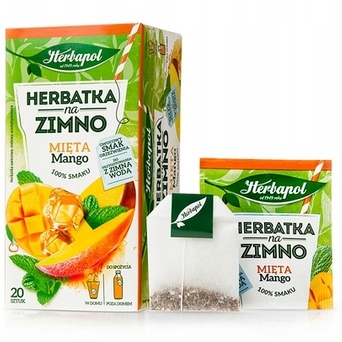 Herbatka na zimno mięta mango Herbapol 36g (20x1,8g)