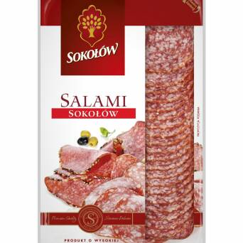 Salami w plastrach Sokołów 100g 3 op.*