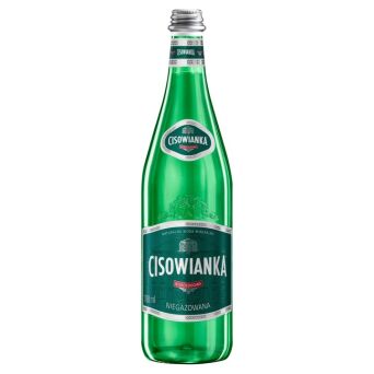 Cisowianka w szkłanej butelce woda niegazowana 700ml