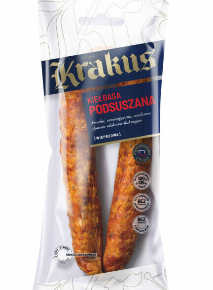 Kiełbasa podsuszana wieprzowa Krakus 260g 3 szt.*