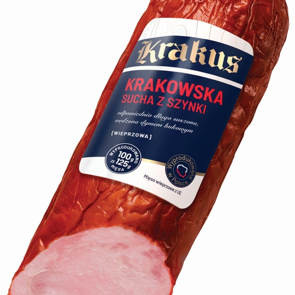 Kiełbasa krakowska sucha z szynki Krakus 250g