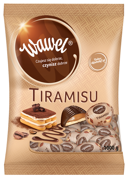 Cukierki nadziewane Tiramisu Wawel 1 kg