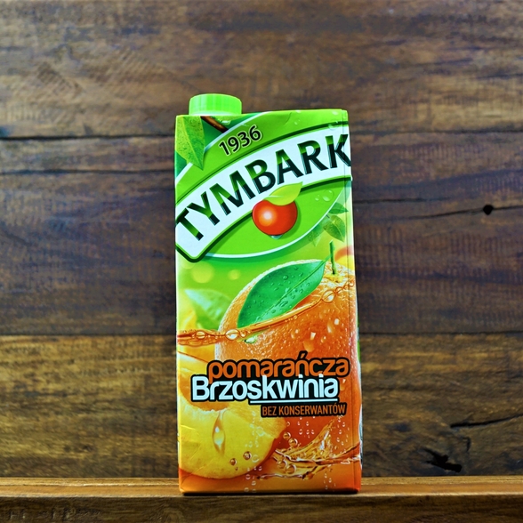 Tymbark pomarańcza-brzoskwinia karton 1l