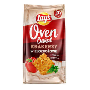 Krakersy Lay's oven baked paprykowe 80g 3 szt.