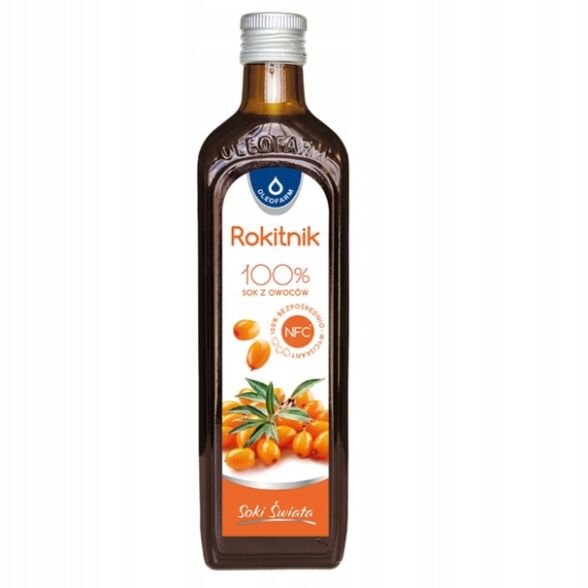 Sok 100% z rokitnika Oleofarm 490ml