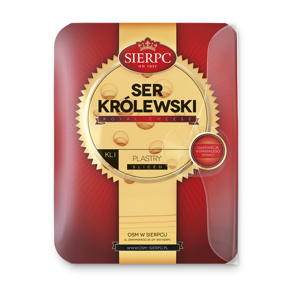 Ser Królewski w plastrach Sierpc 135g