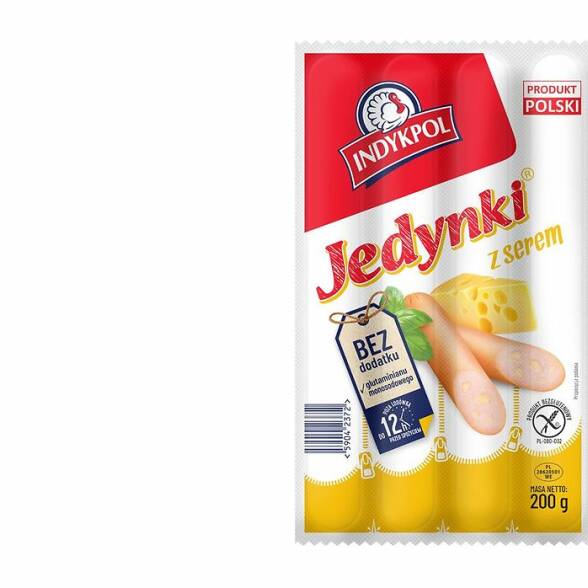 Parówki jedynki z serem Indykpol 200g