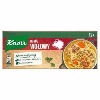 Rosół wołowy Knorr (12 kostek) 120g 3 op.