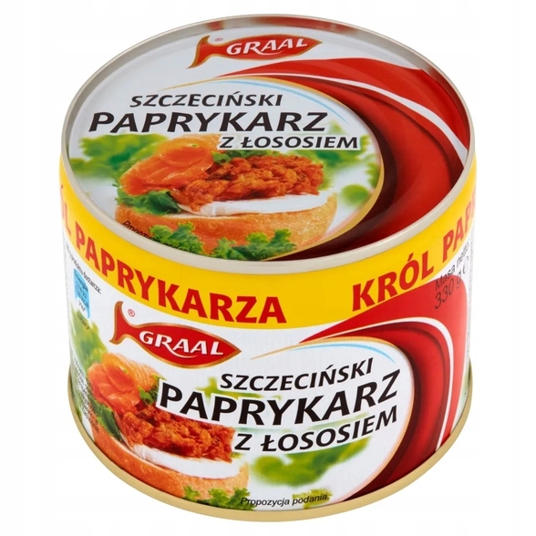 Paprykarz szczeciński z łososiem Graal 330g