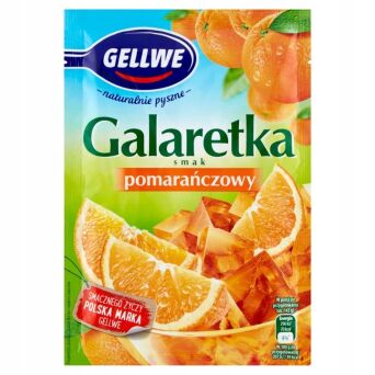 Galaretka smak pomarańczowy Gellwe 72g 3 szt.