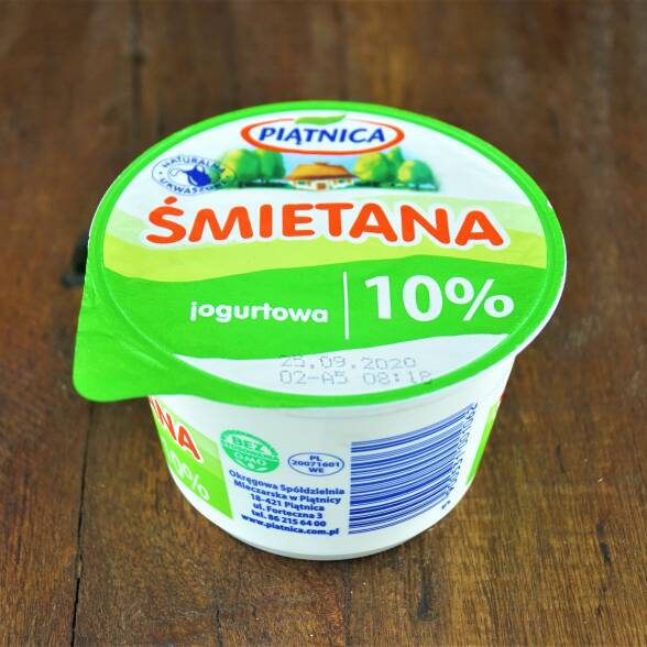 Śmietana 10% Piątnica 200g 3 szt.*