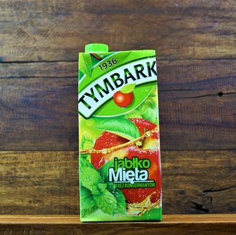 Tymbark jabłko-mięta karton 1l