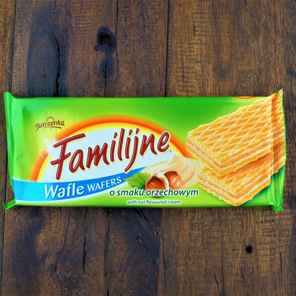 Familijne Wafle o smaku orzechowym 180g