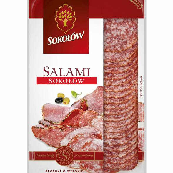 Salami w plastrach Sokołów 100g
