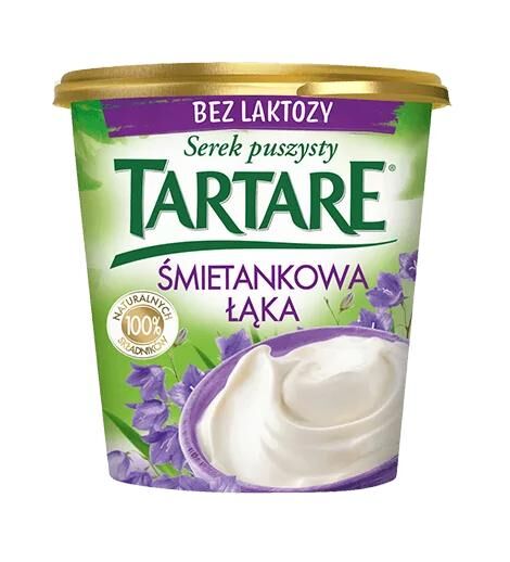 Serek tartare śmietankowa łąka bez laktozy Turek 140g