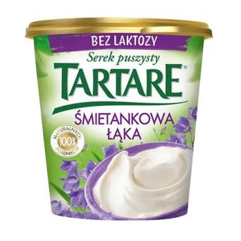 Serek tartare śmietankowa łąka bez laktozy Turek 140g