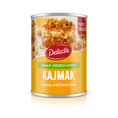 Kajmak masa krówkowa smak orzechowy Delecta 400g