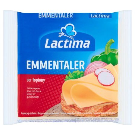 Ser topiony emmentaler w plastrach Lactima 130g