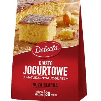 Ciasto jogurtowe z naturalnym jogurtem Delecta 640g 3 szt.