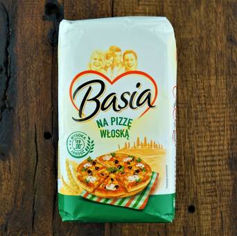 Mąka na pizzę włoską Basia 1 kg 3 szt.