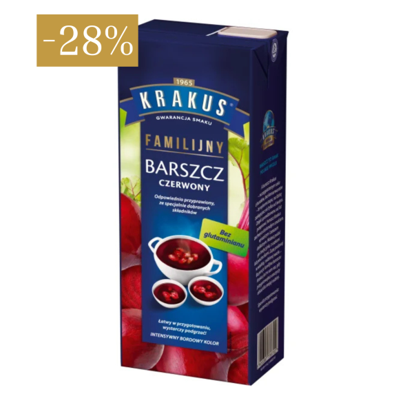 Barszcz czerwony Krakus karton 1,5l