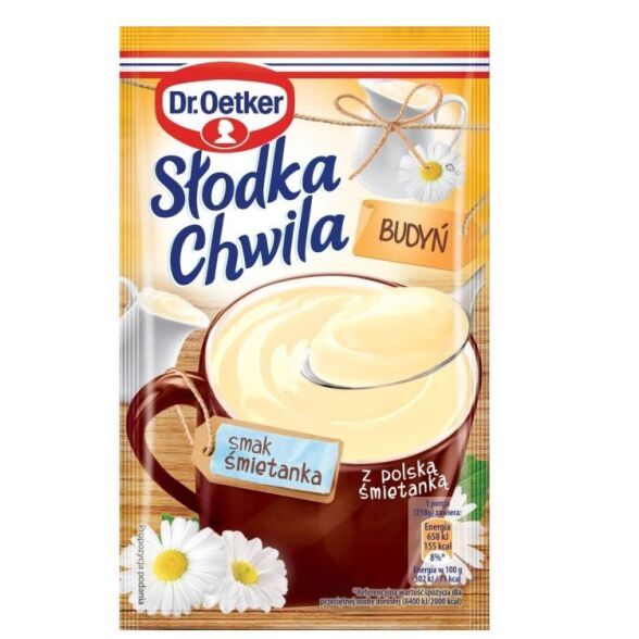 Budyń słodka chwila smak śmietankowy dr.Oetker 43g 3 szt.