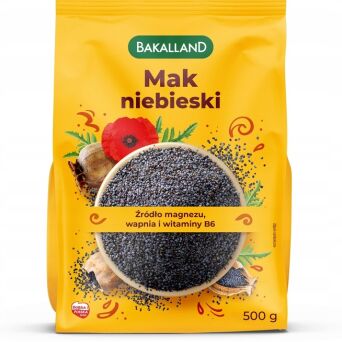 Mak niebieski Bakalland 500g