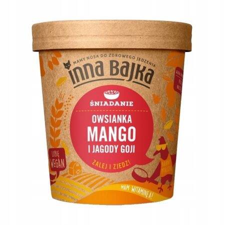 Owsianka mango i jagody goji Inna Bajka 70g