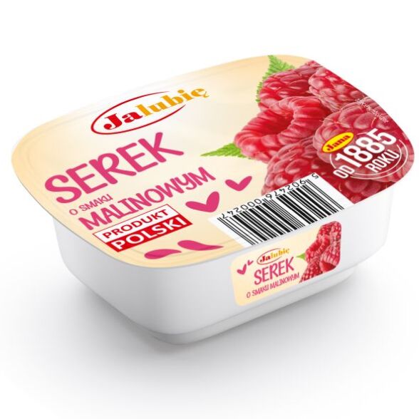 Serek o smaku malinowym Jana 120g