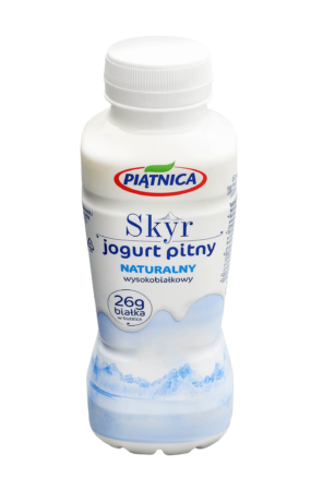 Jogurt pitny skyr naturalny wysokobiałkowy Piątnica 330ml