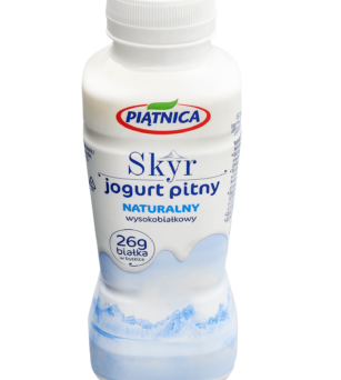 Jogurt pitny skyr naturalny wysokobiałkowy Piątnica 330ml