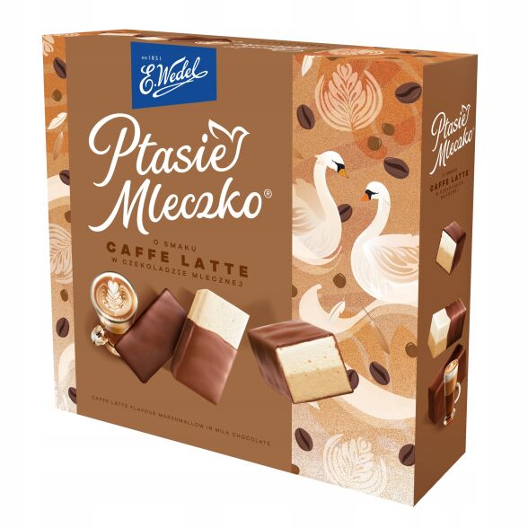 Ptasie mleczko caffe latte Wedel 340g