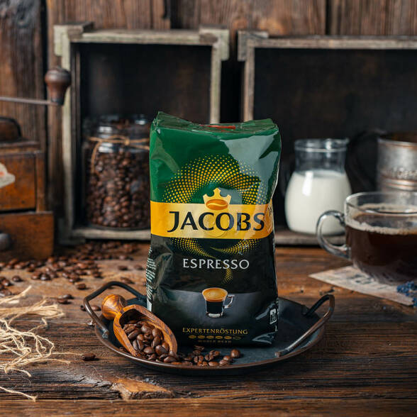 Jacobs Espresso Kawa ziarnista 500g 3 szt.