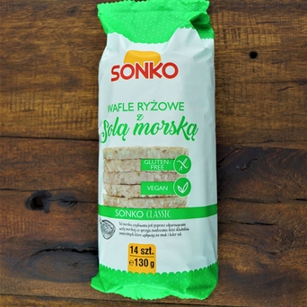 Wafle ryżowe 7 ziaren z solą morską Sonko 130g