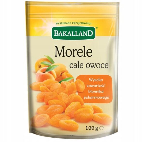 Morele całe owoce Bakalland 100g